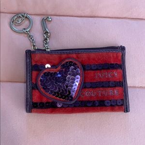 Juicy Couture ID holder/key chain